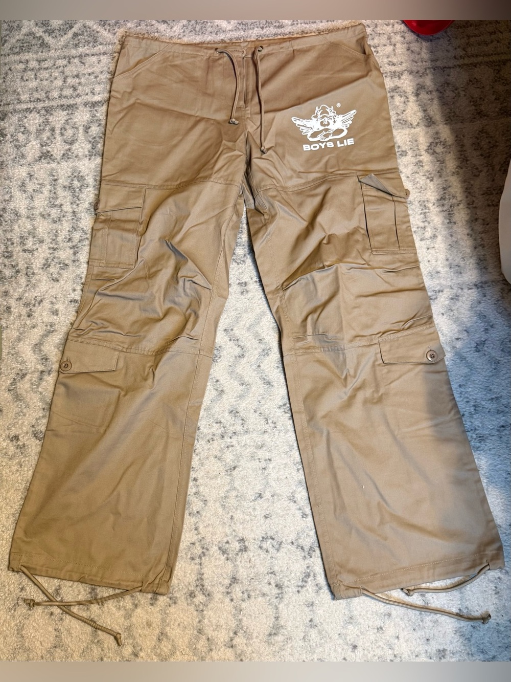 BOYS LIE Hits Different Roth Pants – Brown – Size L – NWT